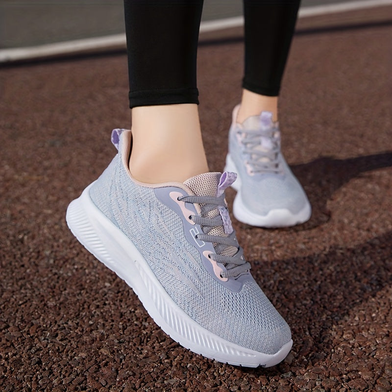 Women's Knitted Running Shoes for Outdoor Activities