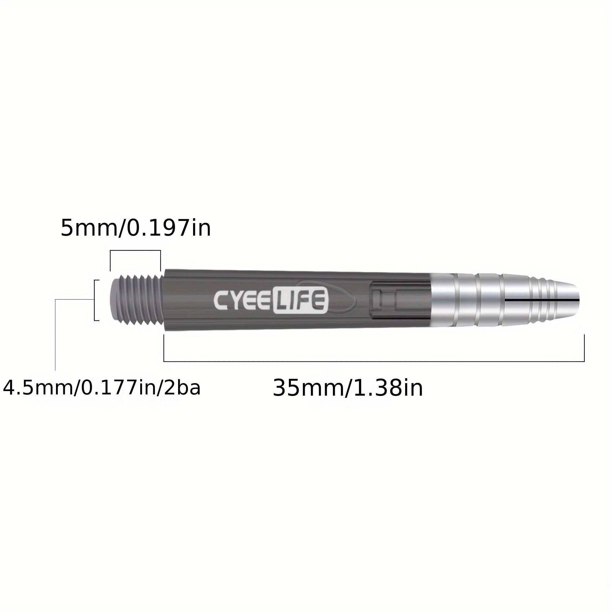 35mm Colorful PC Dart Shaft Aluminum Head Competition Accessories