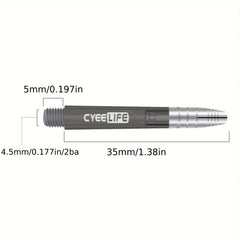 35mm Colorful PC Dart Shaft Aluminum Head Competition Accessories