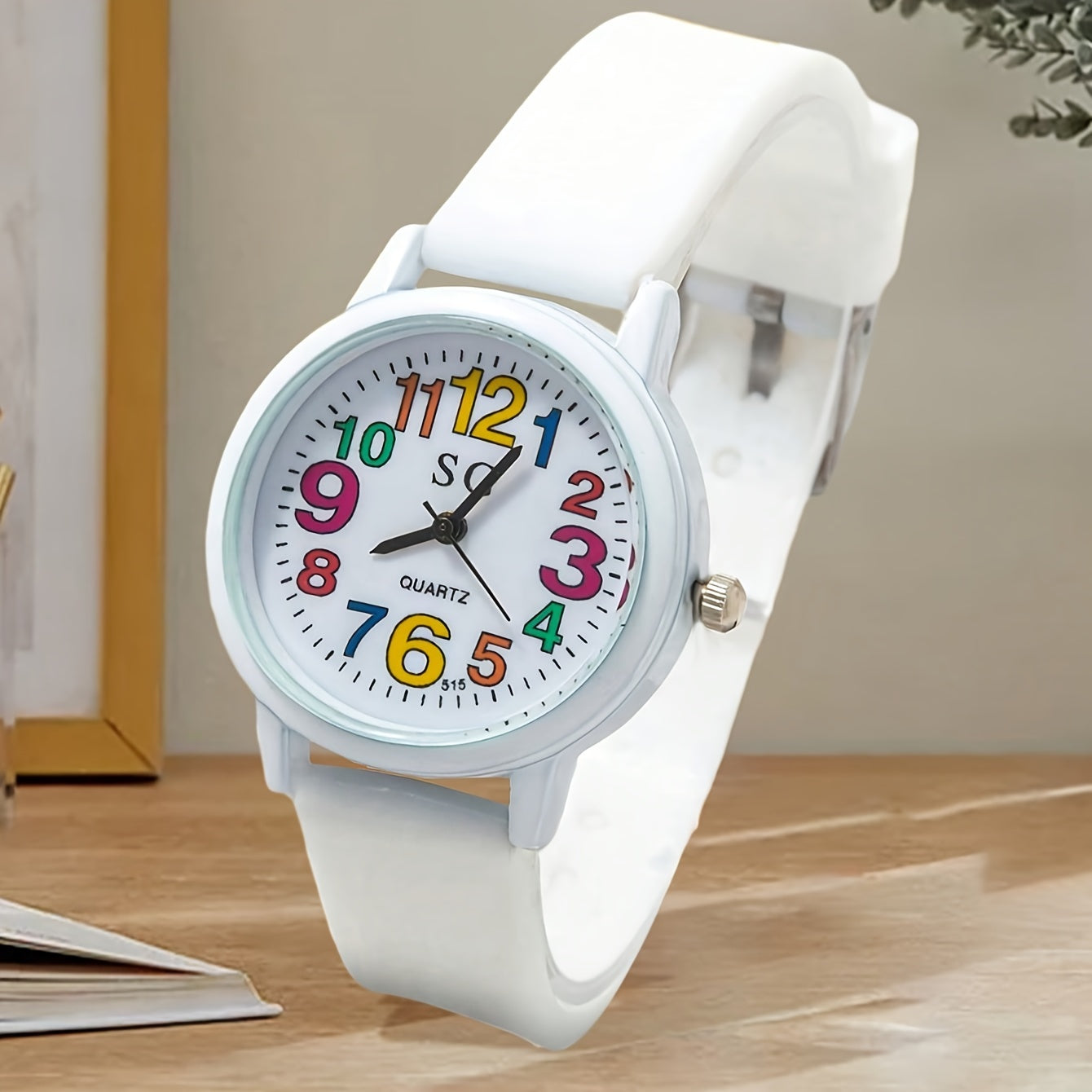 Colorful Digital Quartz Wrist Watch Unisex TPU Strap