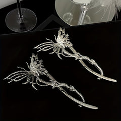 Butterfly Hair Clip Large Alloy Headwear