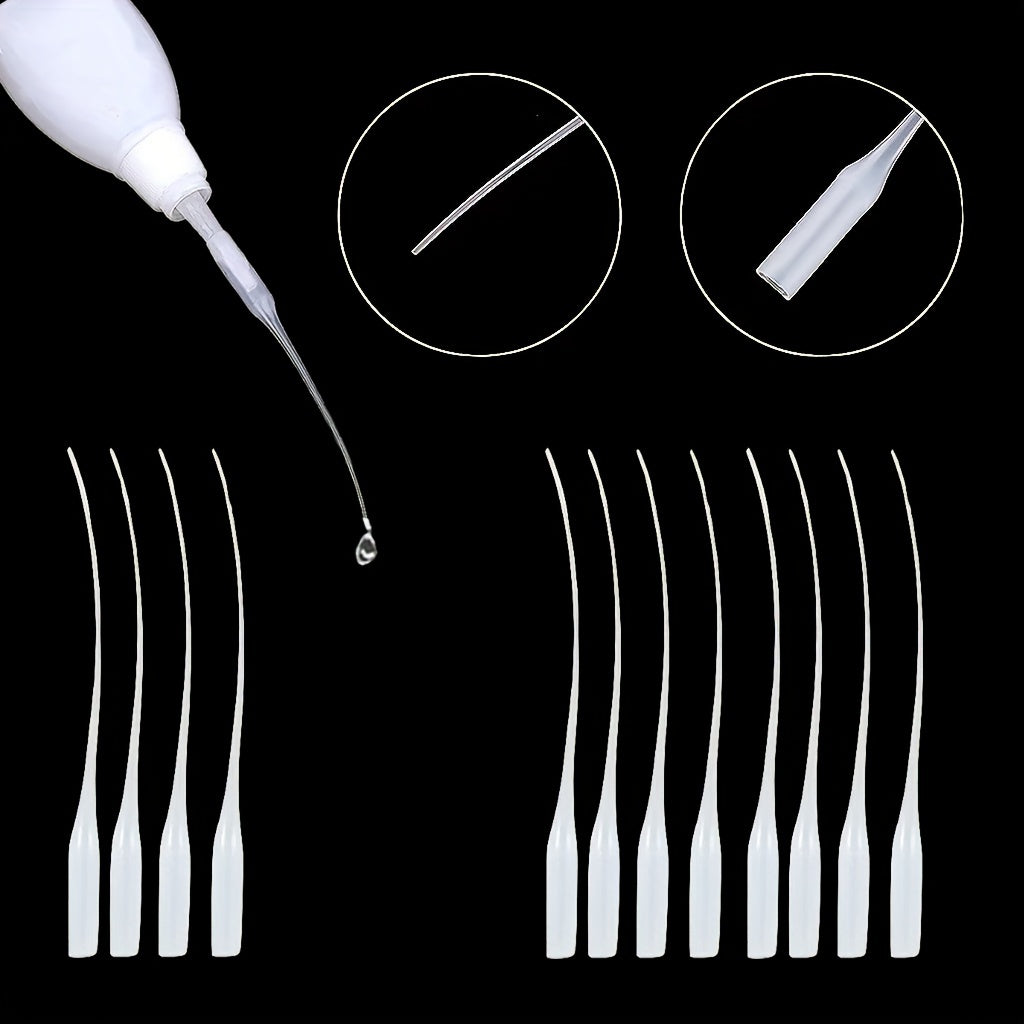 100pcs Glue Tips Precision Applicator for Crafts Hobby Projects