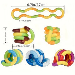 Colorful Twist Rope Toys Vibrant Coil Toys for Festive Parties