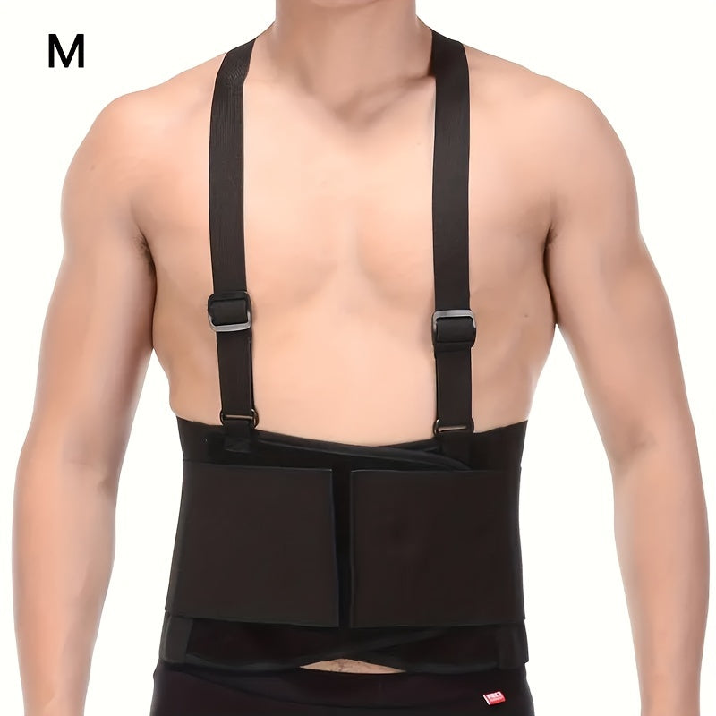 Heavy Duty Weight Lift Lumbar Back Support Belt Brace Suspender