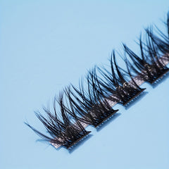 72 Mini Lash Clusters Fishtail Crisscross Style