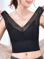 Comfy Lace Push Up Bra, Wireless