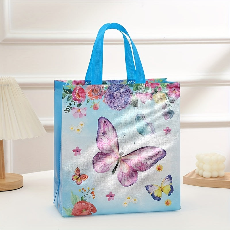 12 Pcs Butterfly Party Favors Gift Bags Thank You For Fluttering By Paper Bags