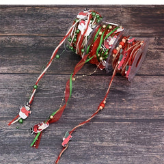 5M Christmas Ribbon Tree Decoration DIY Navidad Party Favors