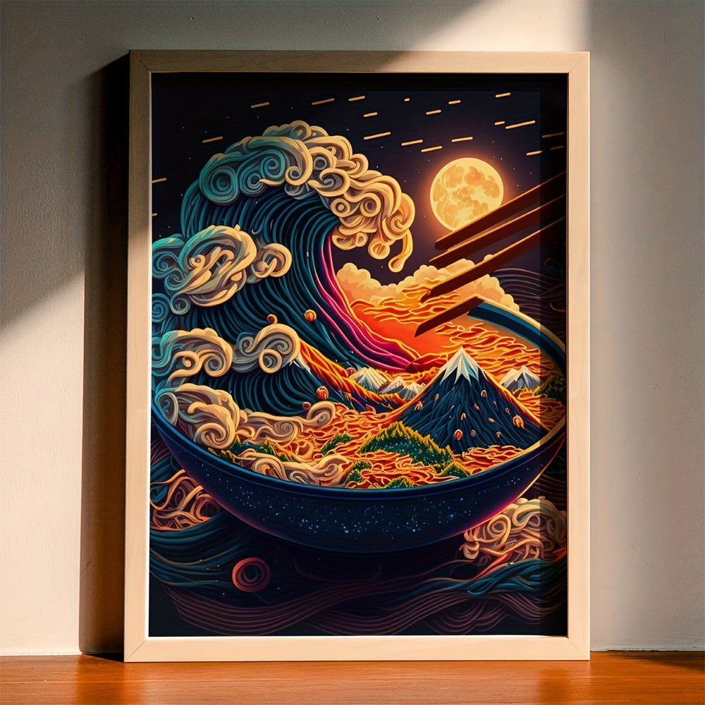 Colorful Ramen Wall Sticker for Kids Room