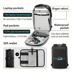MARK RYDEN Backpack With Lock Men Business Laptop Bag Waterproof