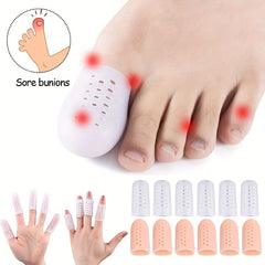 6 Pairs Big Toe Protector Anti Wear Silicone Protective Gear