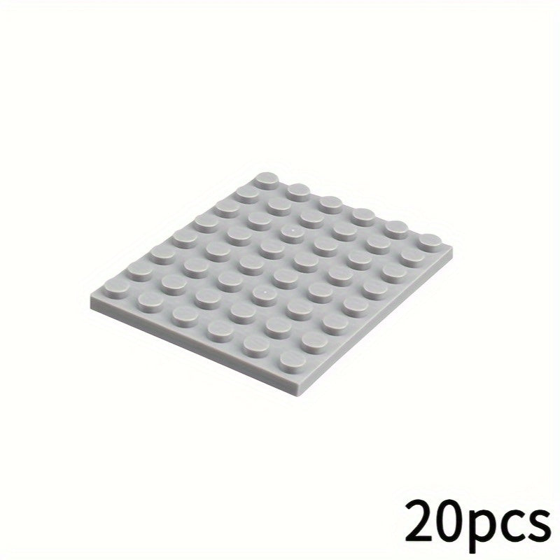 20pcs 6x8 Small Brick Blocks Compatible with MOC 3036 for DIY Toy Enthusiasts