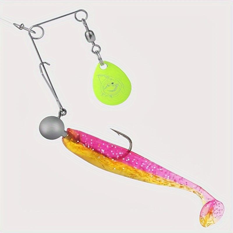 Metal Hard Bait Blade for Soft Lure Fishing Tackle