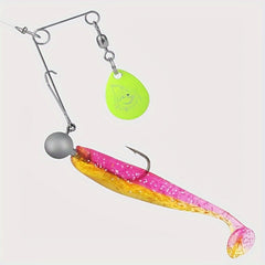 Metal Hard Bait Blade for Soft Lure Fishing Tackle