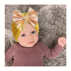 Winter Children's Wool Bow Hat for Baby 0-3 Years