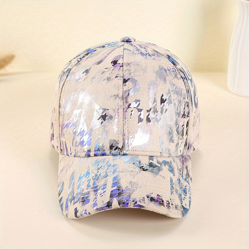 Hip Hop Graffiti Baseball Cap Tie Dye Print Breathable Dad Hats