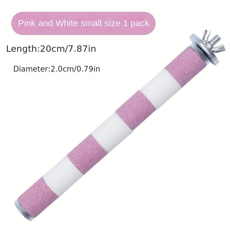 Stainless Steel Bird Stand for Parrot Grinding Nails Teeth