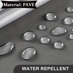 Grey Gradient PEVA Shower Curtain Set with Plastic Hooks 180x180cm