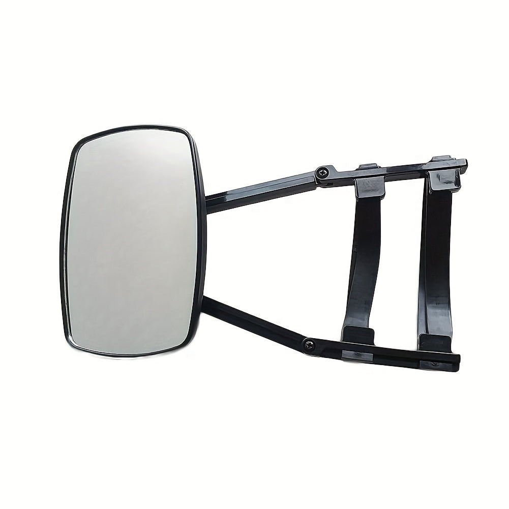 RV Truck Car Trailer Extension Rearview Mirror Extended Strap Flat Mirror