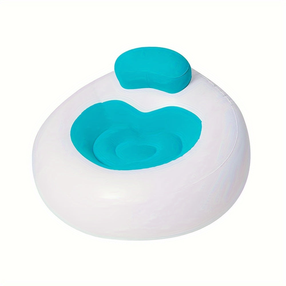 Single Person Inflatable Flocking Sofa Love Shaped Sofa for Home Decoration
