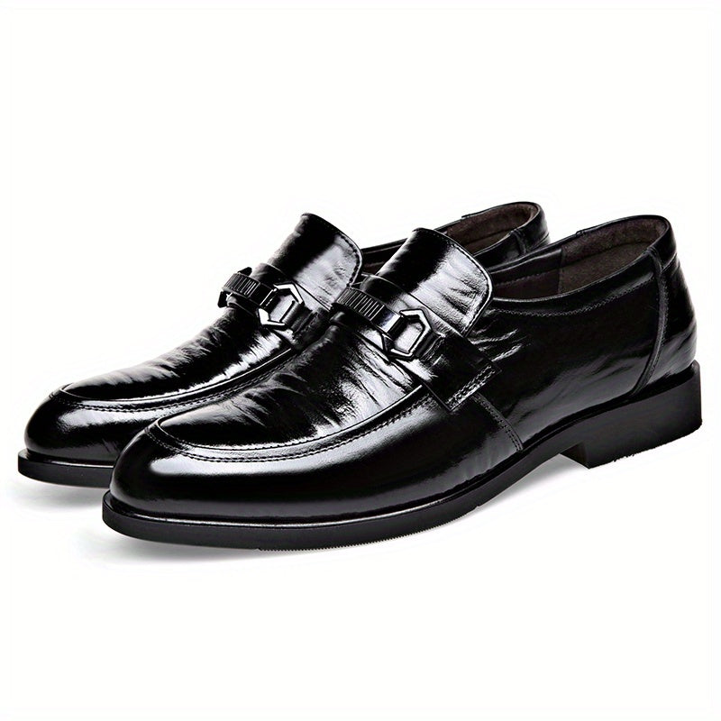 Men's Leather Oxford Shoes Non Slip Dress Shoes For Business
