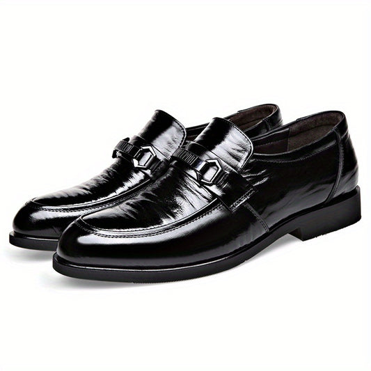 Men's Leather Oxford Shoes Non Slip Dress Shoes For Business