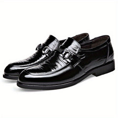 Men's Leather Oxford Shoes Non Slip Dress Shoes For Business