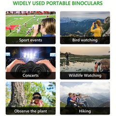 20x50 HD Binoculars Clear Low Light Vision Waterproof Binocular Adults Kids