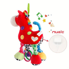Cute Music Animal Plush Toy for Babies, Soft & Snuggly Stuffed Animal