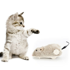 Random Mouse Cat Toy Plush Teaser Interactive Indoor Cats