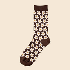 Retro Plaid Mid Tube Socks Pack Women's Stockings