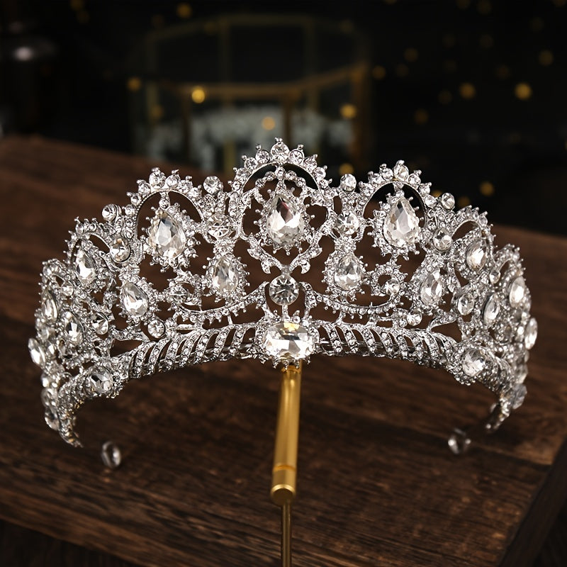 Rhinestone Alloy Crown Bridal Hairband Headband Party Favors