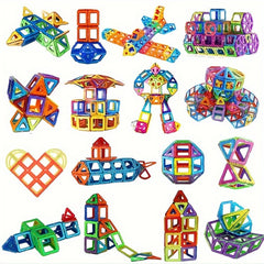 58pcs Magnetic Building Blocks Creative Construction Toy