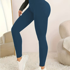 Solid Seamless High Stretch Skinny Tight Pants for Yoga Running