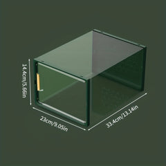 Plastic Shoe Display Box Moistureproof Dustproof Shoe Storage