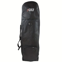 Golf Aviation Bag With Wheels Detachable Shoulder Straps & Foldable