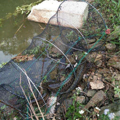 Reusable Fishing Spring Cage for Shrimp Crab Fish