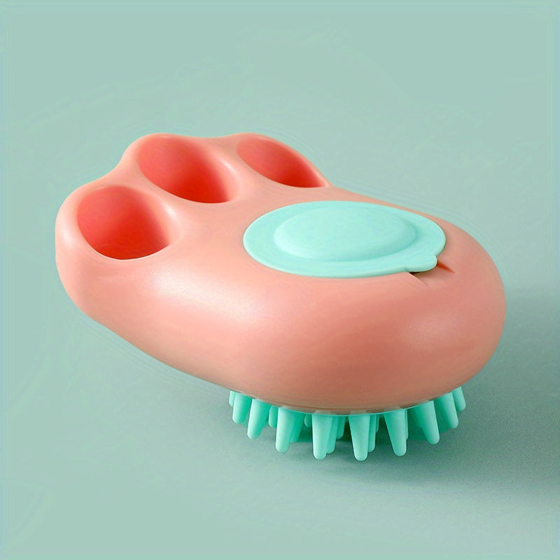 Silicone Cat Paw Pet Shampoo Brush Gentle Massage and Cleaning for Dogs and Cats