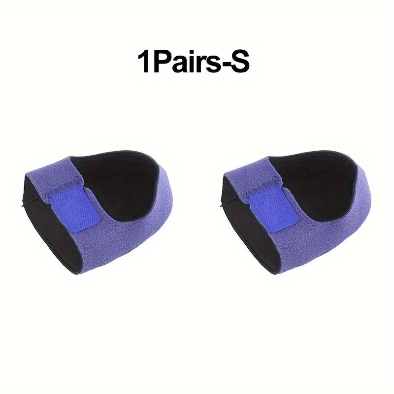 2 Pairs Silicone Heel Sleeve Plantar Fascia Heel Warmth Gel Protective Sleeve
