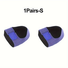 2 Pairs Silicone Heel Sleeve Plantar Fascia Heel Warmth Gel Protective Sleeve