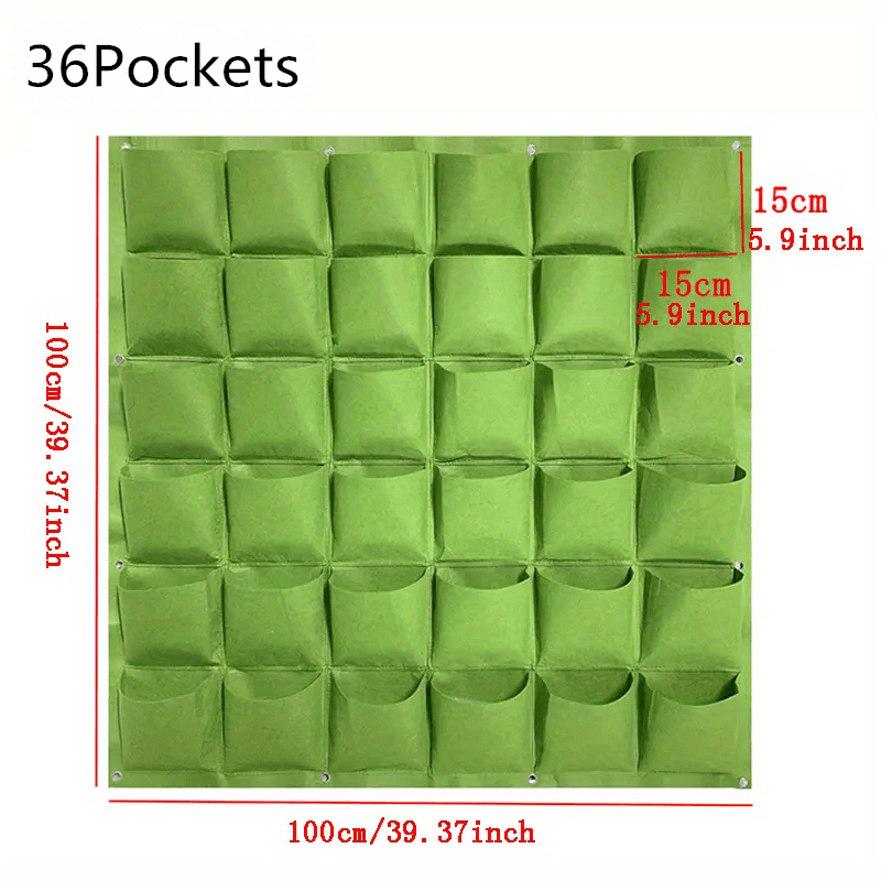 36-Pocket Waterproof Wall Planter - Grow Garden Anywhere!