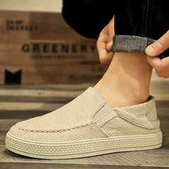 Men's Slip On Canvas Shoes Lightweight Casual Flats