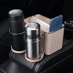 Car Armrest Storage Box Cup Holder Organizer