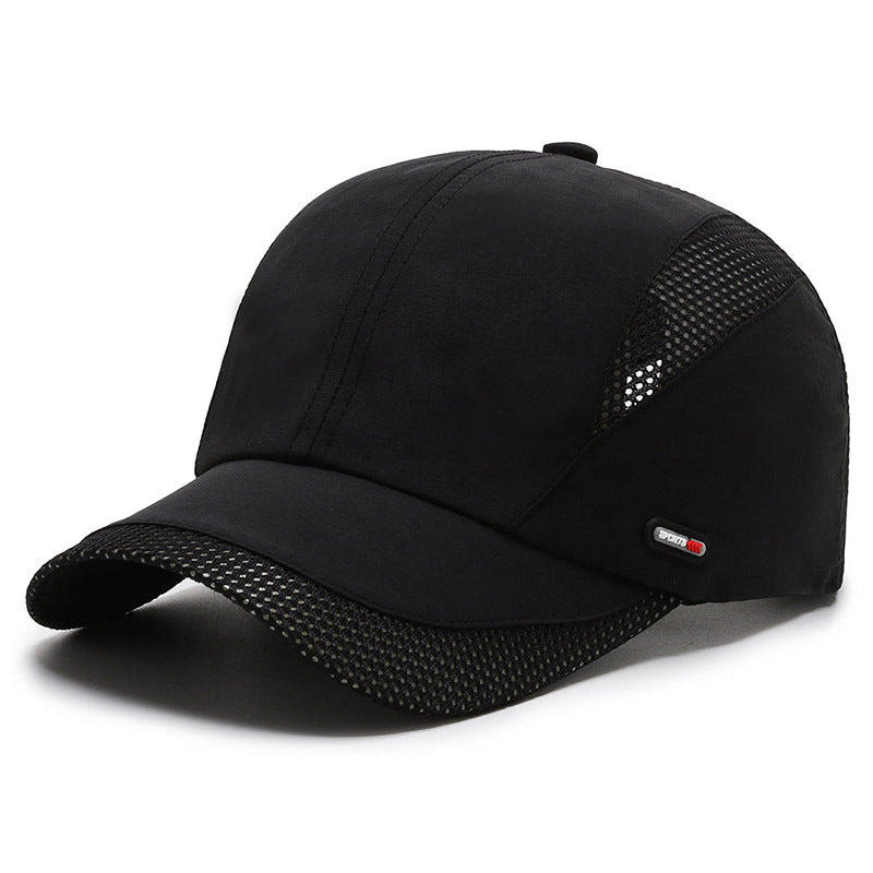 Men's Mesh Quick Dry Big Brim Baseball Cap