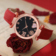 6pcs Unisex Quartz Watches for Daily Wear