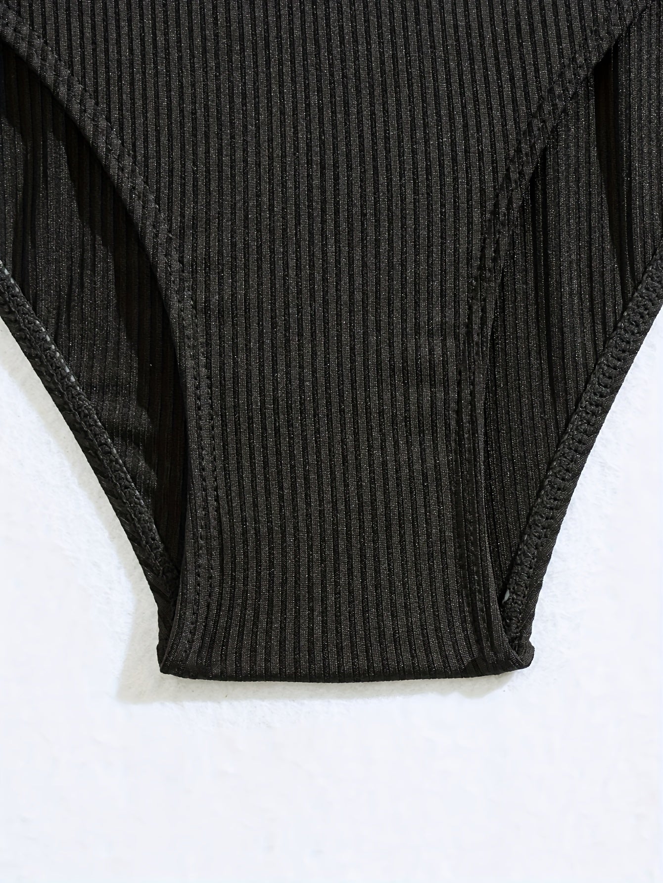 Ribbed Mesh Bikini Set