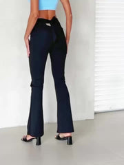2pcs Flared Yoga Pants High Stretch Activewear