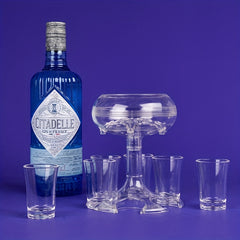 6pcs Shot Glass Dispenser Bar Diverter Holder Liquids 6 Shot Dispenser