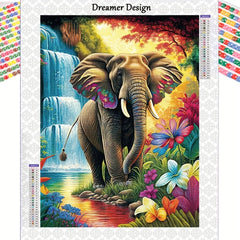 Elephant 5D Diamond Painting Kit for Home Decor