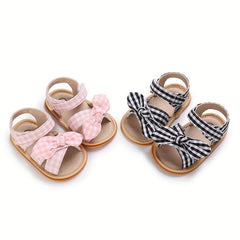 Bowknot Open Toe Sandals for Baby Girls Lightweight Sandals for Indoor Outdoor